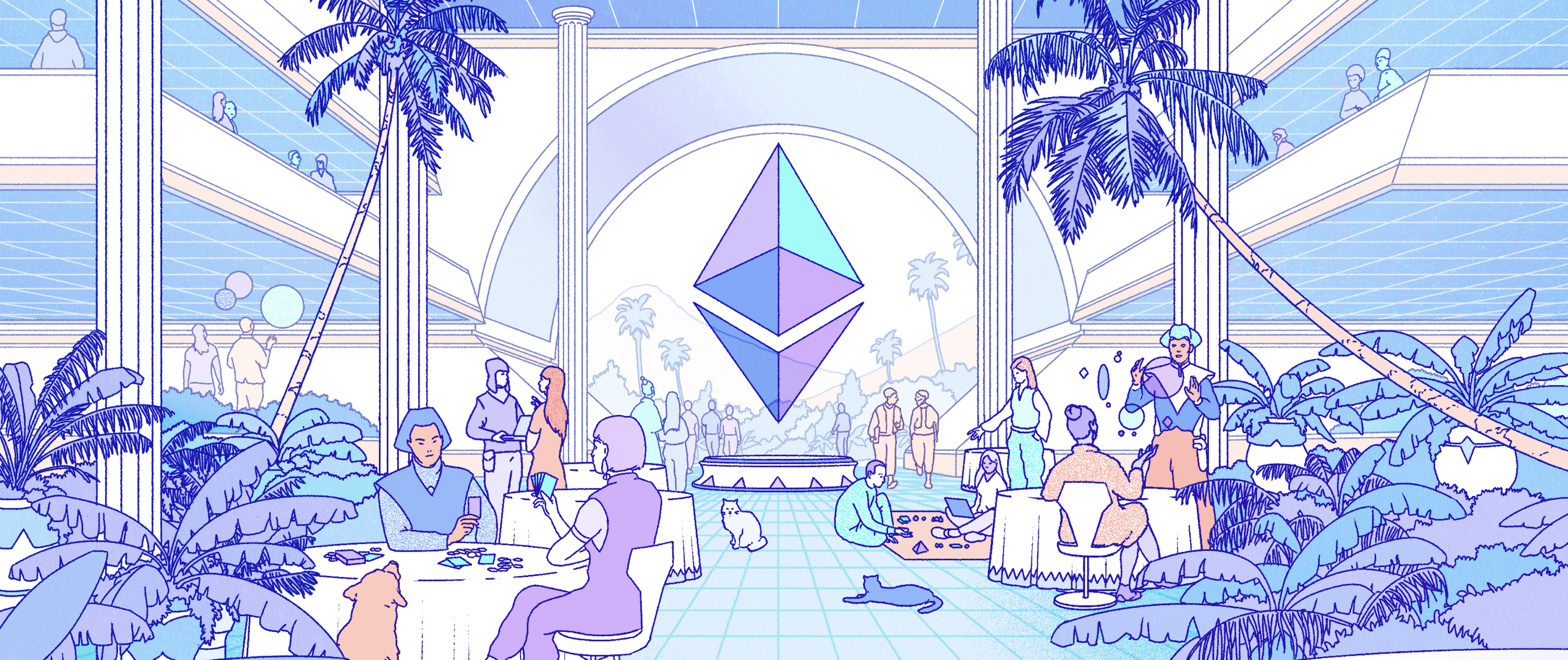 Minh hoạ hệ sinh thái Ethereum